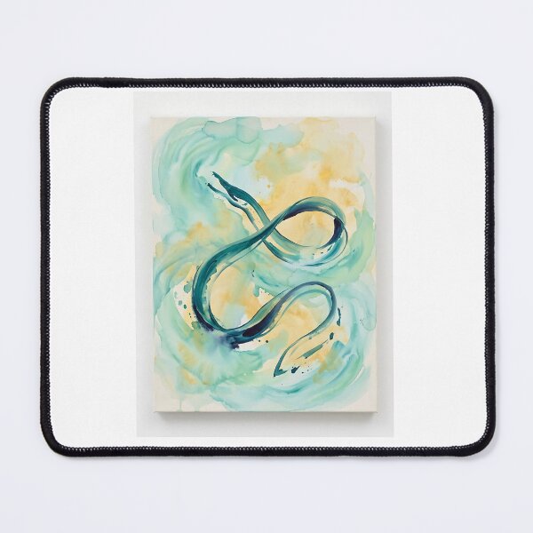 Item preview, Ribbon Eel Calligraphy Dancer designed and sold by PictoVibe.