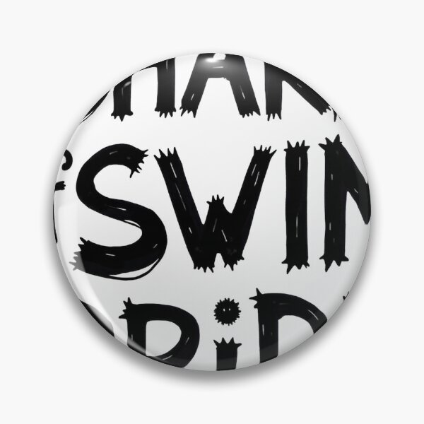 Item preview, SHARK SWIM PRIDE - Bold Black Ink Typography Design designed and sold by Qubivibe.