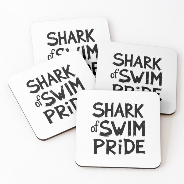 Item preview, SHARK SWIM PRIDE - Bold Black Ink Typography Design designed and sold by Qubivibe.