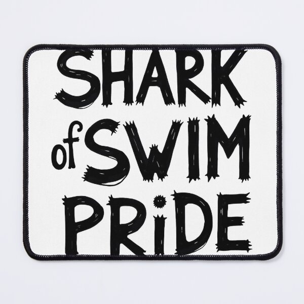 Item preview, SHARK SWIM PRIDE - Bold Black Ink Typography Design designed and sold by Qubivibe.