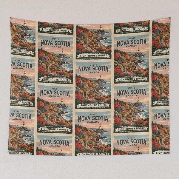 Item preview, Nova Scotia Lighthouse Guide designed and sold by PictoVibe.