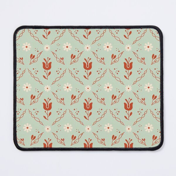 Item preview, Scandinavian Tulip Pattern on Sage designed and sold by Mindful Wall Art Studio.