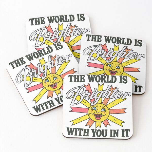 Item preview, The World Is Brighter With You In It designed and sold by GrooveAndGlow.