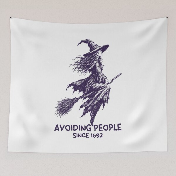 Item preview, Avoiding People Since 1692 – Funny Witch Design designed and sold by xndrlab.