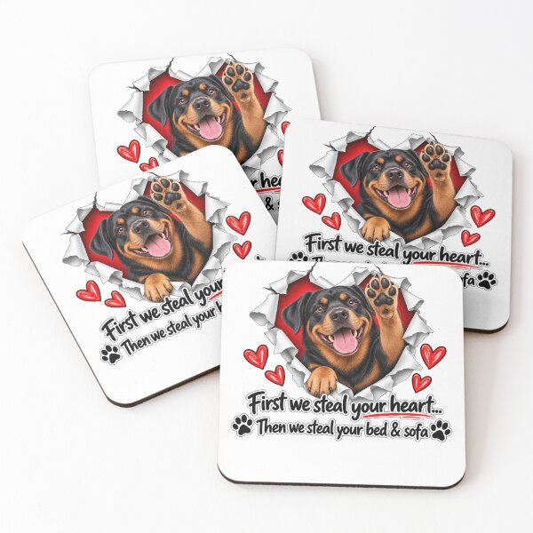 Item preview, Funny Rottweiler Dog Sofa Quote designed and sold by luu phong.