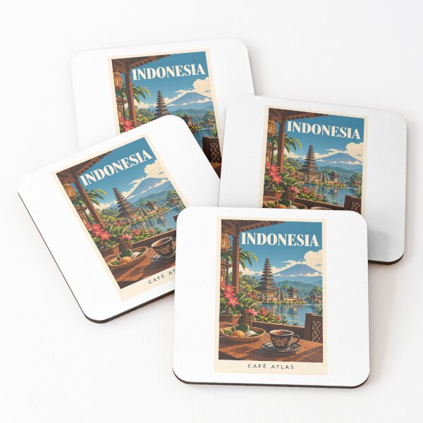Item preview, Cafe Atlas: Indonesia designed and sold by Volpe's Den.
