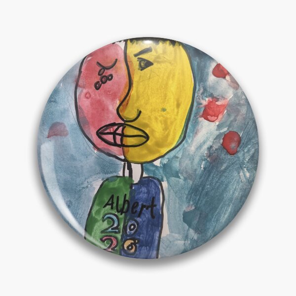 Item preview, Abstract Face Painting – Bold Colorful Modern Art designed and sold by albertmama.