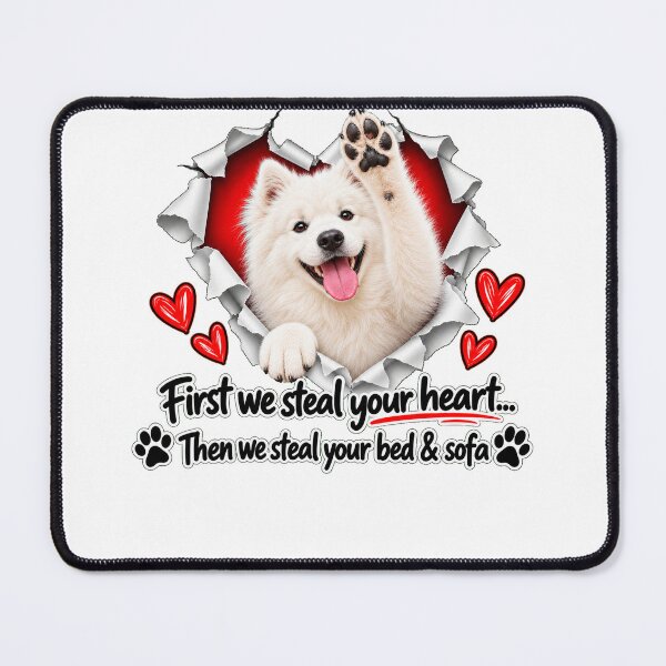 Item preview, Funny Samoyed Dog Sofa Quote designed and sold by luu phong.