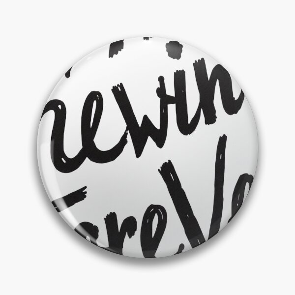 Item preview, VHS Rewind Forever - Bold Black Ink Hand Lettering designed and sold by Qubivibe.