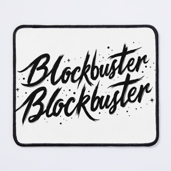 Item preview, Blockbuster Badge - Throwback Hand Lettering Art designed and sold by Qubivibe.
