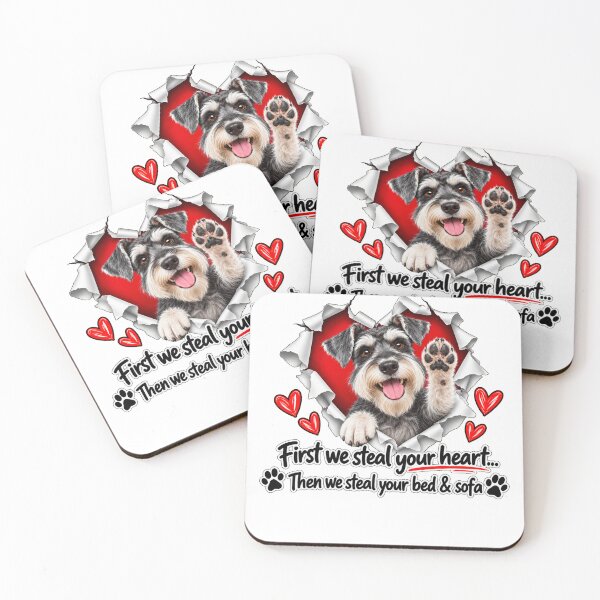 Item preview, Funny Schnauzer Dog Sofa Quote designed and sold by luu phong.