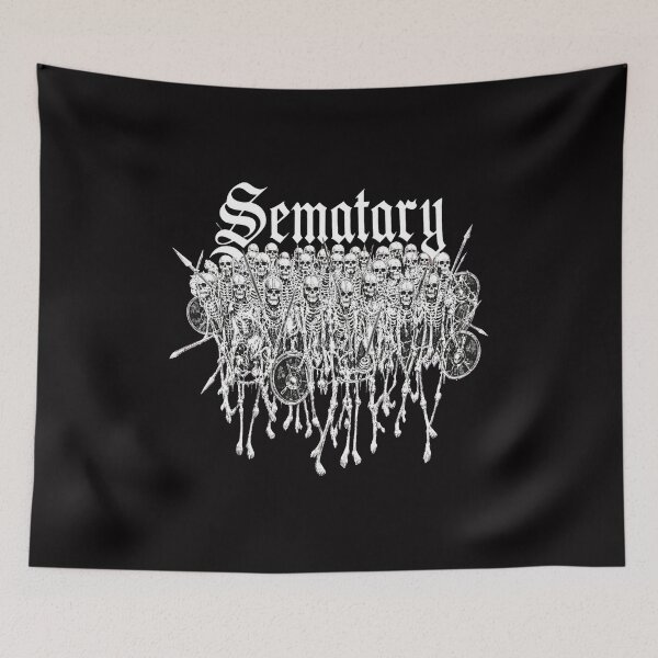 Item preview, Sematary Skulls Battle Gothic Dark Art designed and sold by hamid-lew-haven.