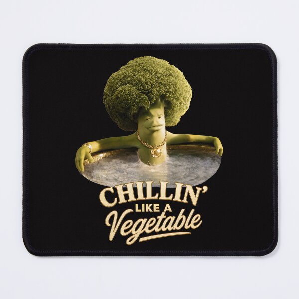 Item preview, Broccoli Afro Hot Tub Chill Vibes designed and sold by hamid-lew-haven.