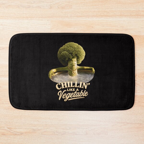 Item preview, Broccoli Afro Hot Tub Chill Vibes  designed and sold by hamid-lew-haven.