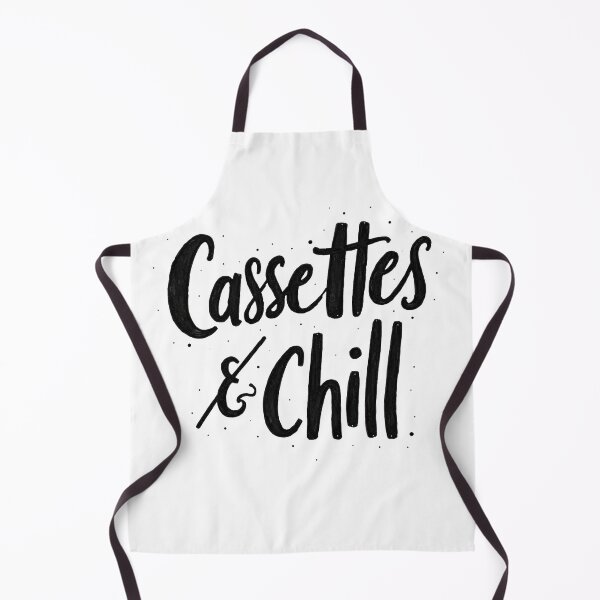 Item preview, Cassettes & Chill - Retro Hand Lettering Design designed and sold by Qubivibe.