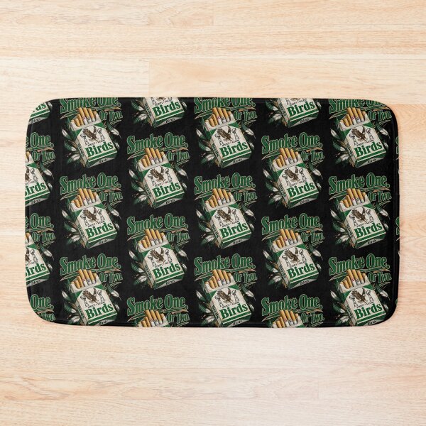 Item preview, Smoke One Or Two Green Retro Cigarette Pack Football Champion Birds Fan Art    designed and sold by lionSutuShop.