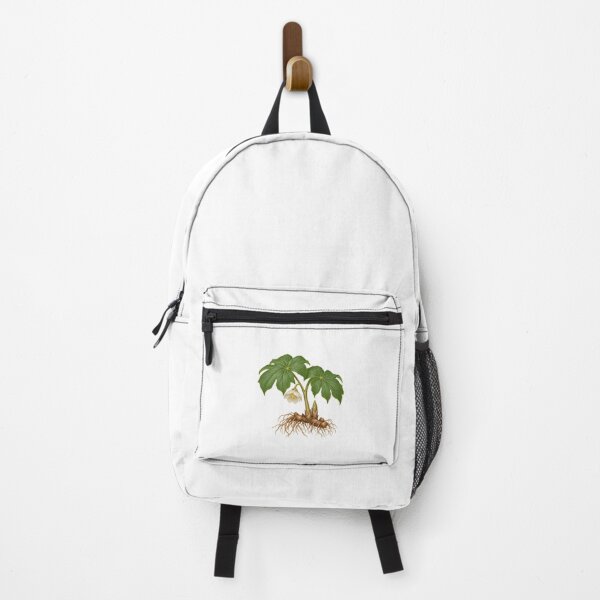 Item preview, Mayapple (Podophyllum peltatum) – Detailed Botanical Wildflower Illustration designed and sold by Ink-Whiskers.