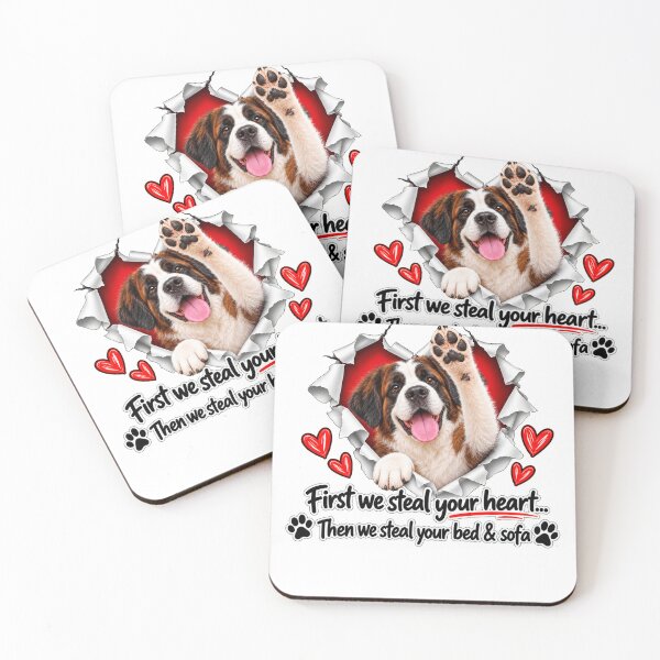 Item preview, Funny St Bernard Dog Sofa Quote designed and sold by luu phong.
