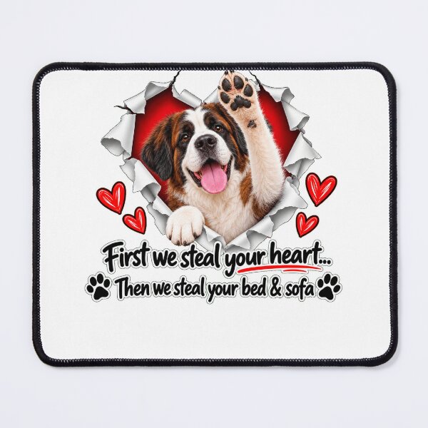 Item preview, Funny St Bernard Dog Sofa Quote designed and sold by luu phong.