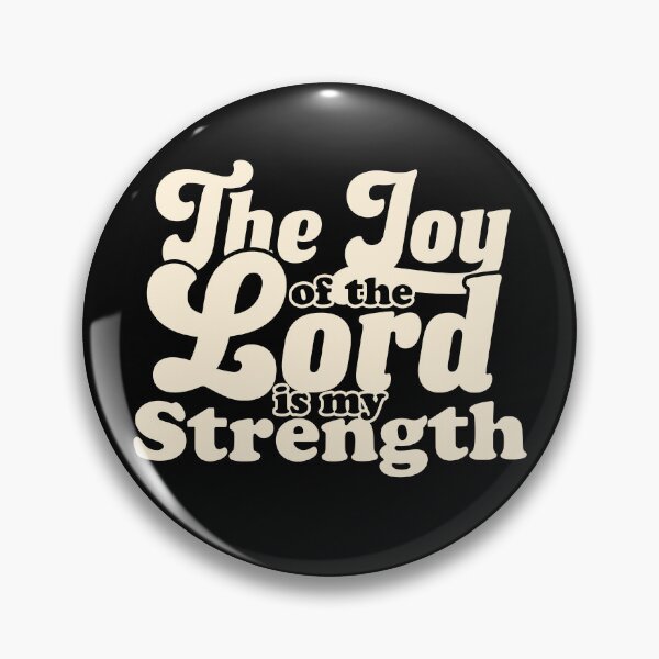 Item preview, Retro The Joy Of The Lord for Dark Background  designed and sold by Retro Callback.