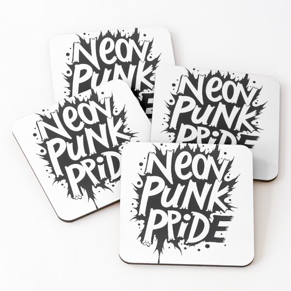 Item preview, NEON PUNK PRIDE Bold Black Ink Hand Lettering designed and sold by Qubivibe.