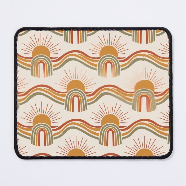 Item preview, Retro Canyon Sunburst and Wavy Stripes designed and sold by tropicaltee.