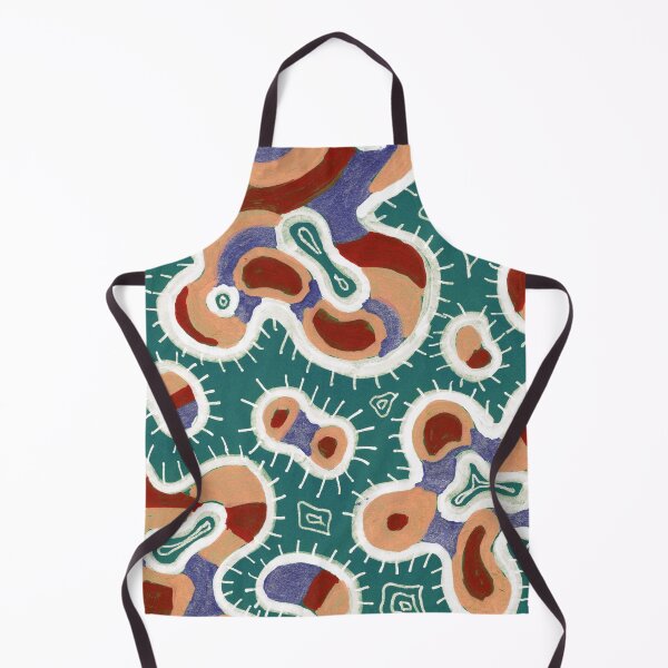 Item preview, Funky Organic Blob Pattern – Terracotta & Teal designed and sold by Fani*.