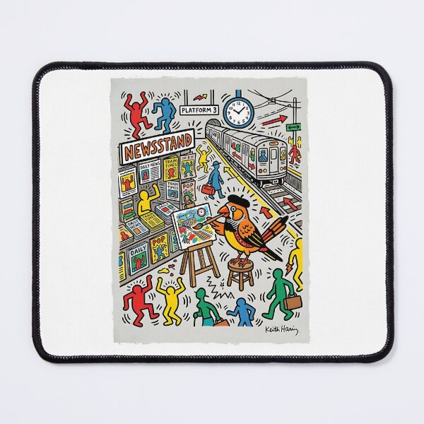 Item preview, Bengal Finch Railway Illustrator designed and sold by PictoVibe.