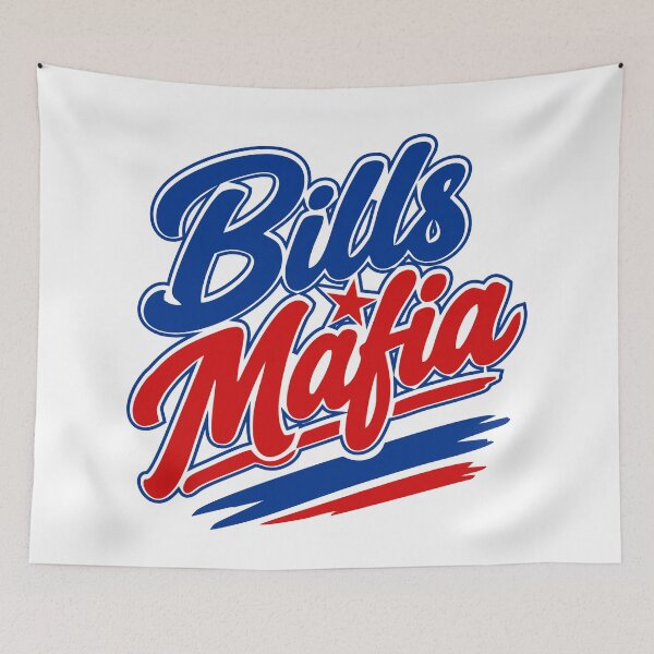 Item preview, Bills Mafia Vintage Script - Buffalo Football Fans Game Day designed and sold by mazyoy.