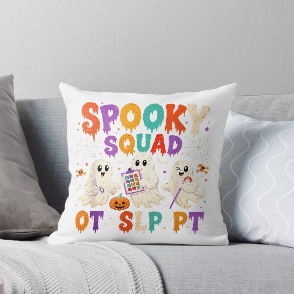 Item preview, Halloween Spooky Squad SLP OT PT Ghost Occupational Therapy T-Shirt designed and sold by Atros.