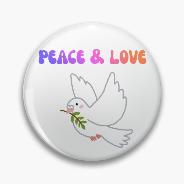 Item preview, peace and love vintage retro groovy 70s typography  designed and sold by stileepensieri.