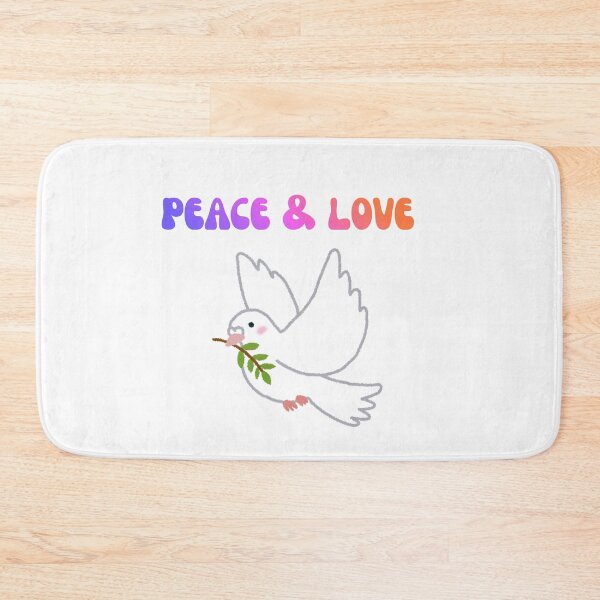 Item preview, peace and love vintage retro groovy 70s typography  designed and sold by stileepensieri.
