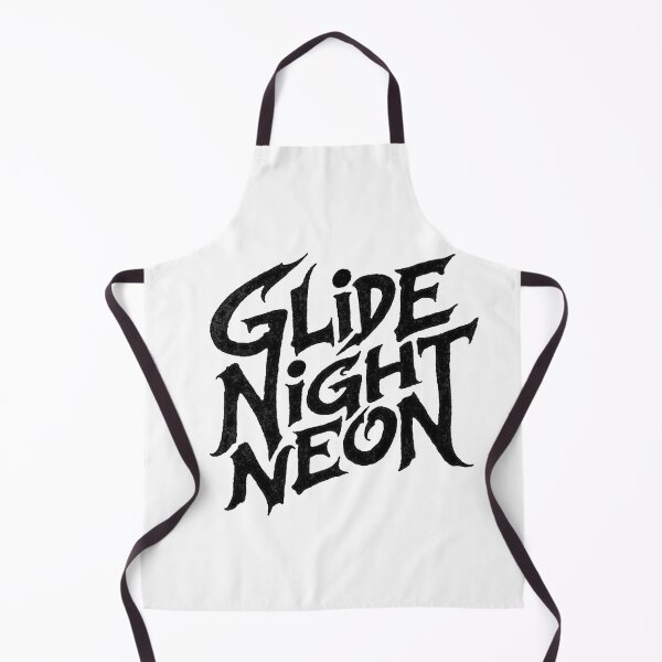 Item preview, GLIDE NIGHT NEON - Bold Black Ink Typography Design designed and sold by Qubivibe.