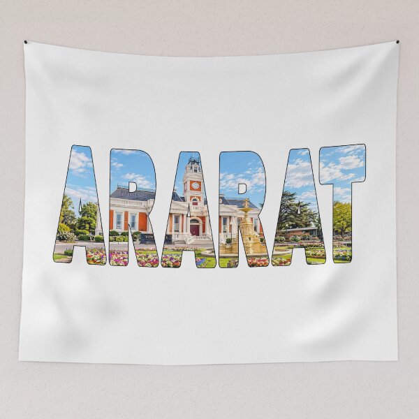 Item preview, ARARAT - Victoria Australia Beautiful Historic Town Hall Gold Grampians designed and sold by Adam Gormley.