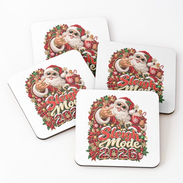 Item preview, Sleigh Mode 2026 Cool Rock Santa Sunglasses Christmas Holiday Art designed and sold by JapanAnimeSH1.