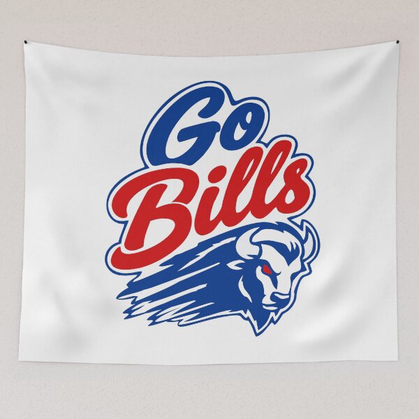 Item preview, Go Bills Buffalo Mascot - Vintage Football Fans Game Day designed and sold by mazyoy.