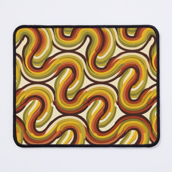 Item preview, 70s Serpentine Rainbow Stripes Earthy Retro designed and sold by tropicaltee.