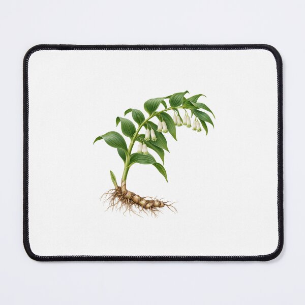 Item preview, Sealwort - (Polygonatum biflorum) – Detailed Botanical Wildflower Illustration designed and sold by Ink-Whiskers.