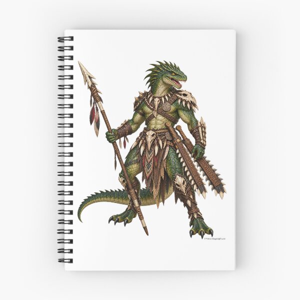 Item preview, Lizard warrior The Savage Scale Hunter designed and sold by BlingandGifts.