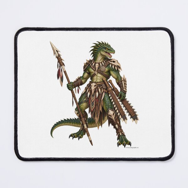 Item preview, Lizard warrior The Savage Scale Hunter designed and sold by BlingandGifts.