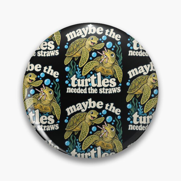 Artikelvorschau, Vielleicht brauchten die Schildkröten die Strohhalme – Sarkastischer Meeresschildkröten-Humor (Kunst) entworfen und verkauft von lionSutuShop.