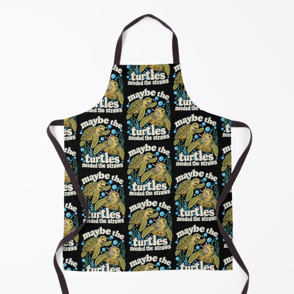 Item preview, Maybe The Turtles Needed The Straws Sarcastic Sea Turtle Humor Art designed and sold by lionSutuShop.