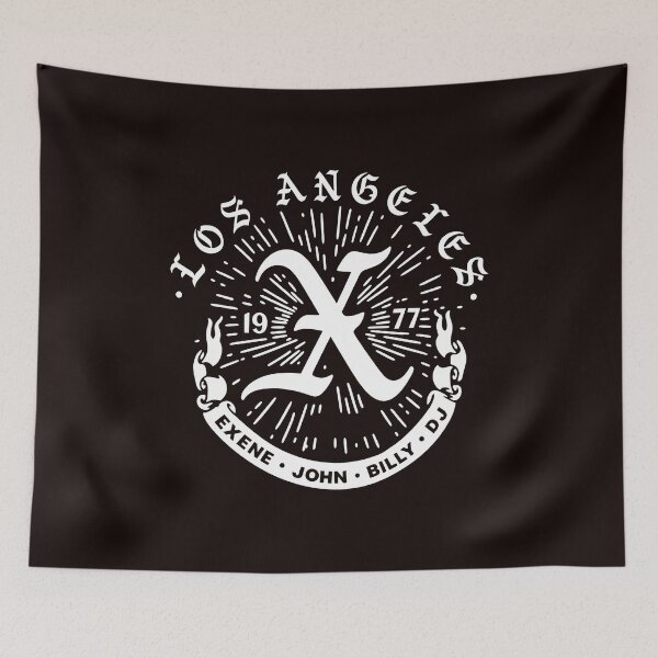 Item preview, X Los Angeles 1977 Exene John Billy DJ  designed and sold by elias-harj-nook.