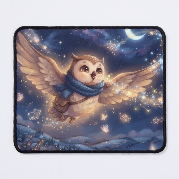 Item preview, Dreamy Magical Owl Art designed and sold by Azurart2.