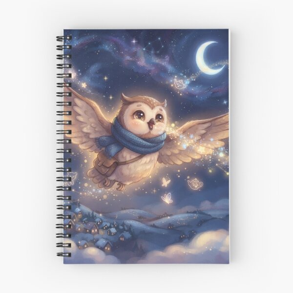 Item preview, Dreamy Magical Owl Art designed and sold by Azurart2.