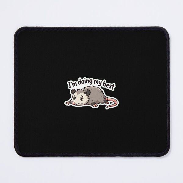 Item preview, Exhausted Opossum - I'm Doing My Best designed and sold by EddMen.