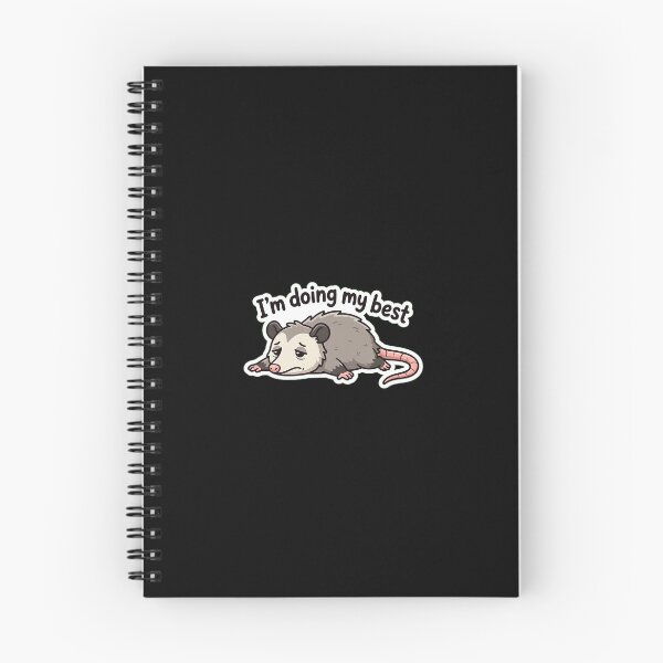 Item preview, Exhausted Opossum - I'm Doing My Best designed and sold by EddMen.