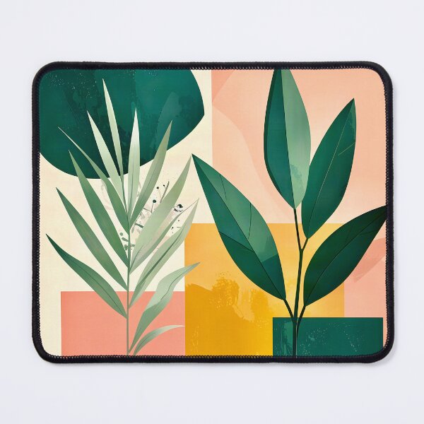 Item preview, Modern Geometric Plant Composition designed and sold by Vicky Brago-Mitchell®.