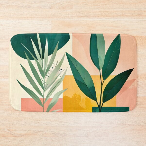 Item preview, Modern Geometric Plant Composition  designed and sold by Vicky Brago-Mitchell®.