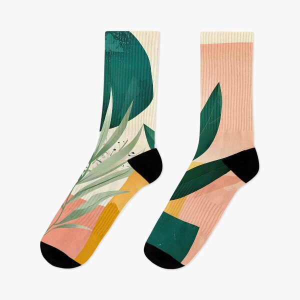 Item preview, Modern Geometric Plant Composition  designed and sold by Vicky Brago-Mitchell®.